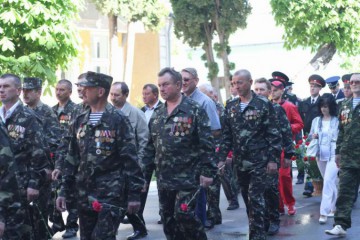 Святкування Дня Перемоги у місті Волочиськ