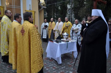 Відкриття каплички на території Волочиської районної лікарні